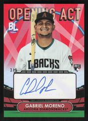 Gabriel Moreno [Red] #OAA-GM Baseball Cards 2023 Topps Big League Opening Act Autographs Prices