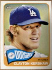 Clayton Kershaw [Mini Portrait] Baseball Cards 2014 Topps Heritage Prices
