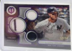 Aaron Judge [Purple] #TTR-AJ Baseball Cards 2024 Topps Tribute Triple Relic Prices