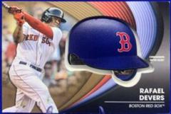 Rafael Devers [Gold] #BH-RD Baseball Cards 2022 Topps Batting Helmet Relic Prices