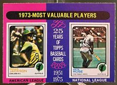 1973 MVP's [R. Jackson, P. Rose] #211 Baseball Cards 1975 O Pee Chee Prices