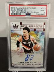 Gary Trent Jr. Basketball Cards 2018 Panini Court Kings Heir Apparent Autographs Prices