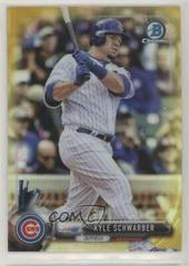 Kyle Schwarber [Gold Refractor] #21 Baseball Cards 2017 Bowman Chrome Prices