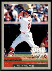 Jim Thome #130 Baseball Cards 2000 Topps Opening Day Prices