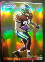Fred Taylor [Gold Refractor] #3 Football Cards 2003 Bowman Chrome Prices