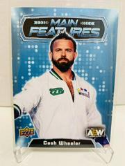 Cash Wheeler #MF-3 Wrestling Cards 2022 Upper Deck AEW Main Features Prices