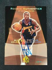 Mickael Pietrus [Autograph] Basketball Cards 2003 SP Authentic Prices