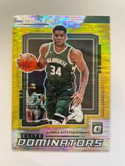 Giannis Antetokounmpo [Gold] #5 Basketball Cards 2021 Panini Donruss Optic Elite Dominators Prices