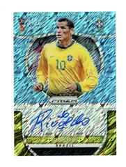 Rivaldo [Blue Shimmer] Soccer Cards 2018 Panini Prizm World Cup Signatures Prices