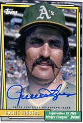 Rollie Fingers #72DB-RF Baseball Cards 2022 Topps Archives 1992 MLB Debut Autographs Prices