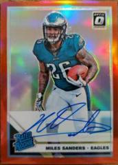Miles Sanders [Red] Football Cards 2019 Donruss Optic Rated Rookie Autographs Prices