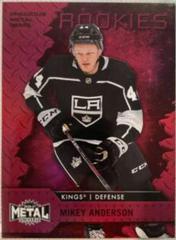 Mikey Anderson [Red] Hockey Cards 2020 Skybox Metal Universe Prices