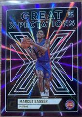 Marcus Sasser [Purple] #25 Basketball Cards 2023 Panini Donruss Great X Pectations Prices