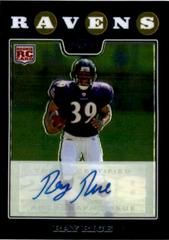 Ray Rice [Autograph Refractor] #TC187 Football Cards 2008 Topps Chrome Prices