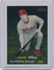 Chase Utley #60 Baseball Cards 2006 Topps Heritage Chrome Prices