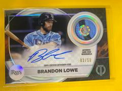 Brandon Lowe Baseball Cards 2022 Topps Tribute Autograph Patches Prices