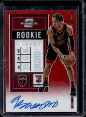 Isaac Okoro [Autograph Red] #102V Basketball Cards 2020 Panini Contenders Optic Prices