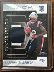 Tyquan Thornton [Silver] Football Cards 2022 Panini Black Rookie Influx Memorabilia Prices