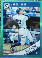 Aaron Judge [Batting Stance Aqua] #114 Baseball Cards 2018 Panini Donruss Optic Prices