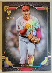 Shohei Ohtani [Onyx] #41 Baseball Cards 2022 Topps Triple Threads Prices