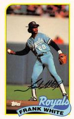 Frank White #142 Baseball Cards 1989 Topps Ljn Baseball Talk Prices