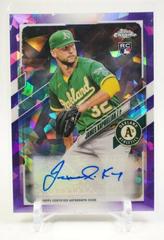 James Kaprielian [Purple] #RA-JKR Baseball Cards 2021 Topps Chrome Update Sapphire Rookie Autographs Prices