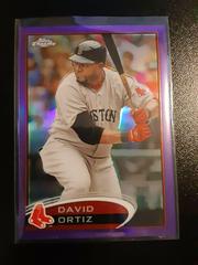 David Ortiz [Purple Refractor] #4 Baseball Cards 2012 Topps Chrome Prices