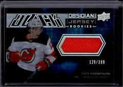Tyce Thompson Hockey Cards 2021 SPx UD Black Obsidian Rookie Jersey Prices