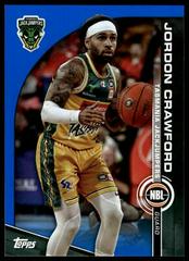 Jordon Crawford [Blue] #96 Basketball Cards 2023 Topps NBL Prices