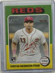 Christian Encarnacion-Strand [Special Edition Red Ink] #ROA-CE Baseball Cards 2024 Topps Heritage Real One Autograph Prices