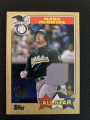 Mark McGwire #87BR-MMC Baseball Cards 2022 Topps 1987 Series 2 Relics Prices