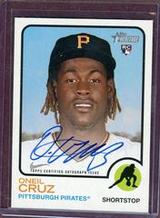 Oneil Cruz #ROA-OCR Baseball Cards 2022 Topps Heritage Real One Autographs Prices
