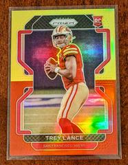 Trey Lance [Gold Shimmer] #333 Football Cards 2021 Panini Prizm Prices