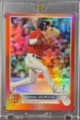 Jarren Duran [Red] #187 Baseball Cards 2022 Topps 1st Edition Prices