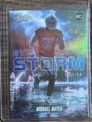 Michael Mayer [Spectrum Blue] #BST-16 Football Cards 2023 Panini Absolute By Storm Prices