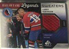 Larry Robinson Hockey Cards 2021 SP Game Used HOF Legends Sweaters Prices