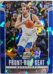 Dirk Nowitzki [Blue Cracked Ice] Basketball Cards 2018 Panini Contenders Optic Front Row Seat Prices