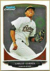 Carlos Correa #30 Baseball Cards 2013 Bowman Chrome Mini Prices