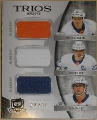 Mathew Barzal, Anders Lee, Josh Bailey #C3-BLB Hockey Cards 2020 Upper Deck The Cup Trios Jersey Prices