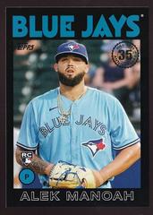 Alek Manoah [Blue] #86B-11 Baseball Cards 2021 Topps Update 1986 35th Anniversary Prices