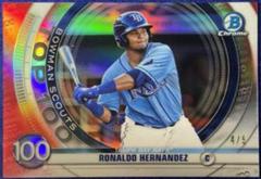 Ronaldo Hernandez [Red Refractor] #BTP100 Baseball Cards 2020 Bowman Chrome Scouts' Top 100 Prices
