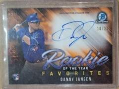 Danny Jansen [Chrome Orange Refractor] Baseball Cards 2019 Bowman Rookie Autographs Prices