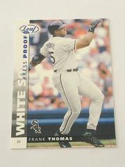 Frank Thomas [Blue Press Proof] Baseball Cards 2002 Leaf Prices