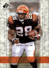 Corey Dillon #20 Football Cards 2002 SP Legendary Cuts Prices