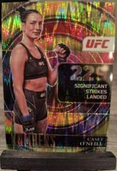 Casey O'Neill [Gold Flash] #23 Ufc Cards 2022 Panini Select UFC Numbers Prices