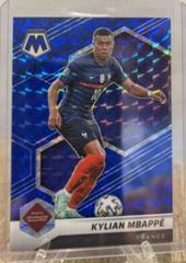 Kylian Mbappe [Blue Mosaic] Soccer Cards 2021 Panini Mosaic Road to FIFA World Cup Prices