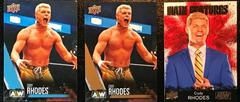 Cody Rhodes [Gold] #RS-5 Wrestling Cards 2021 Upper Deck AEW Rhodes to Success Prices
