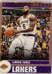 LeBron James [Winter] #290 Basketball Cards 2023 Panini Hoops Prices
