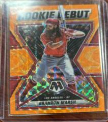 Brandon Marsh [Orange Fluorescent] #RD-3 Baseball Cards 2022 Panini Mosaic Rookie Debut Prices