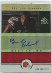 Braylon Edwards [Gold] #SR-BE Football Cards 2005 Upper Deck Reflections Signatures Prices